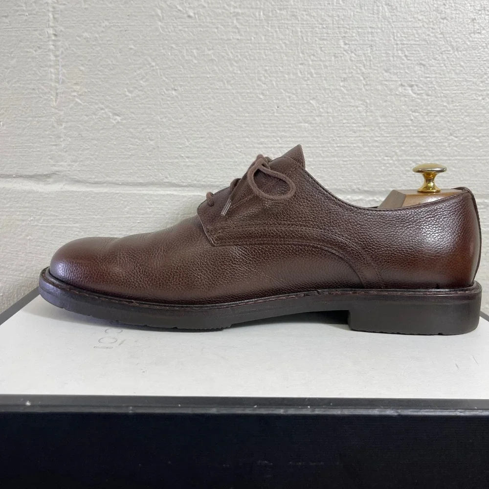 Mephisto Marlon Brown Leather Plain Toe Oxford Dress Shoes Men's 11.5 US/11 EU